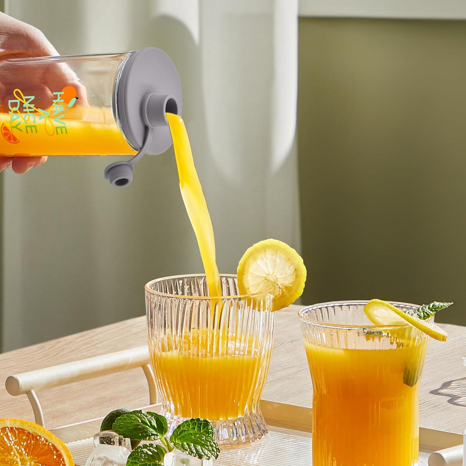 Tapa de Vertedor Silicona OKLGO para Tarro Mason Boca Ancha