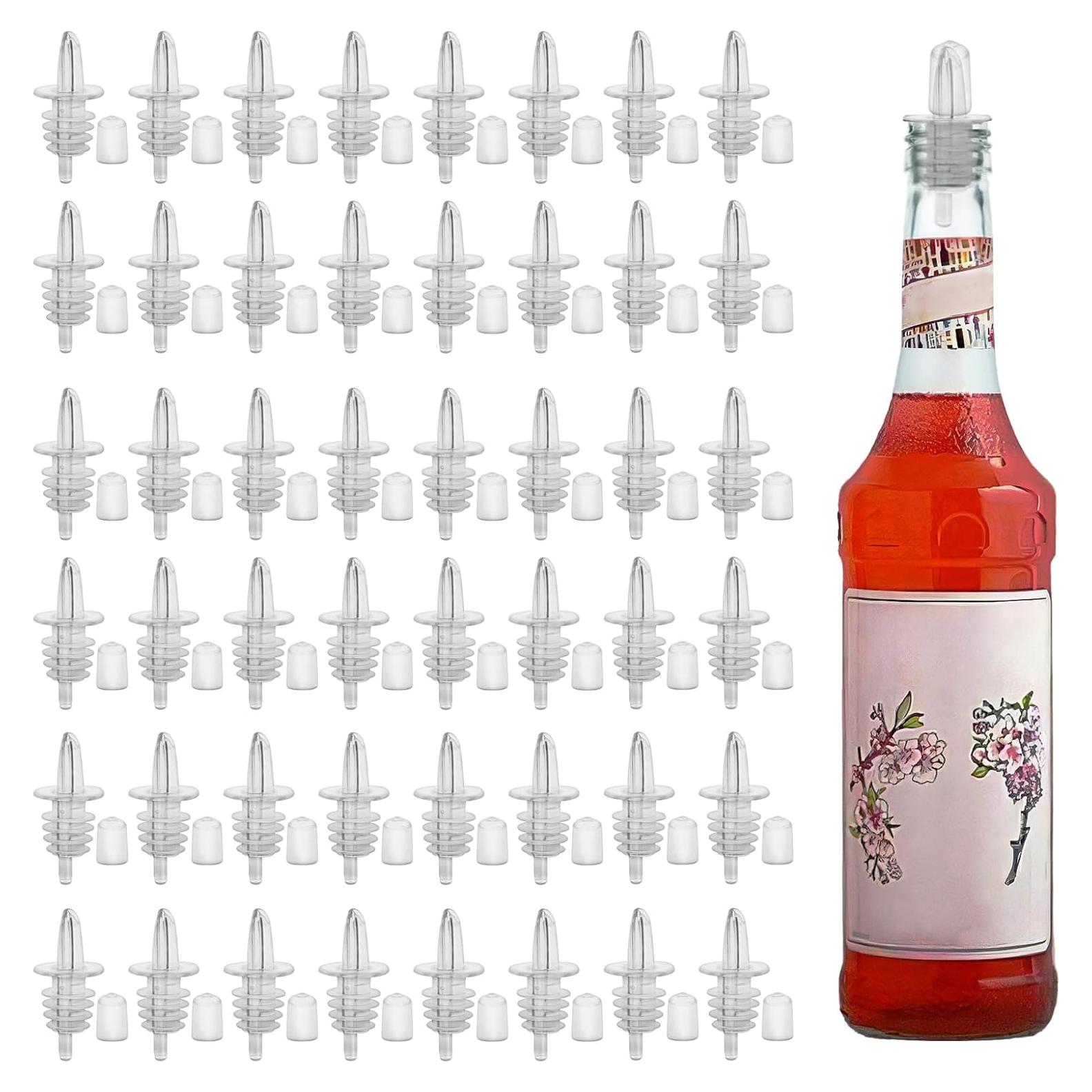 48 Vertedores de Botellas y 48 Cubiertas de Goma EISPAP