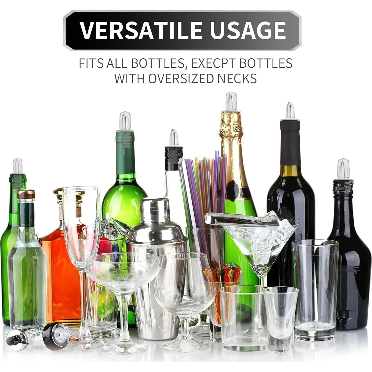 48 Vertedores de Botellas y 48 Cubiertas de Goma EISPAP