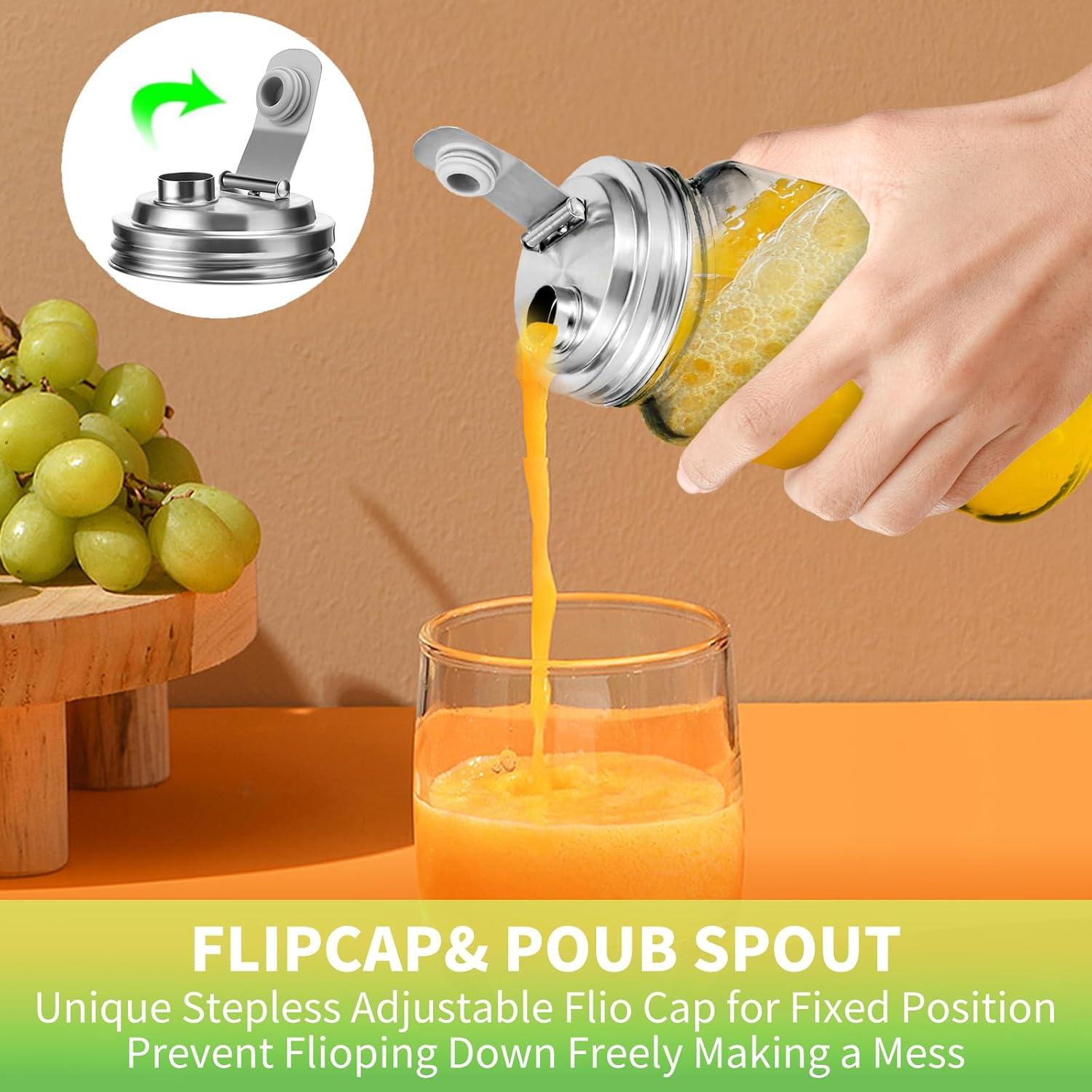 Tapa de boca ancha para frascos Mason Genérico 2 unidades acero inoxidable