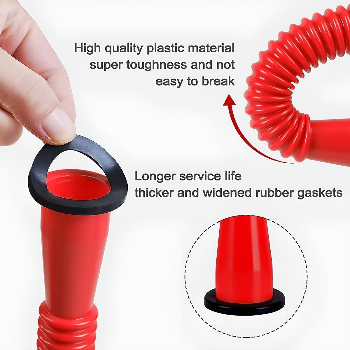 Kit Reemplazo Pitorro Bidón Gas Rojo 2 Unidades 20.57 cm