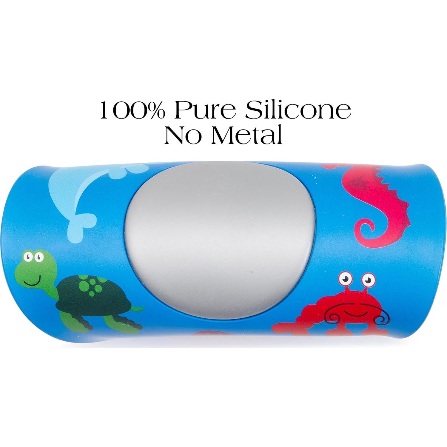 Tapón de Baño LittleFoot Nation Silicona Azul 12.95 cm