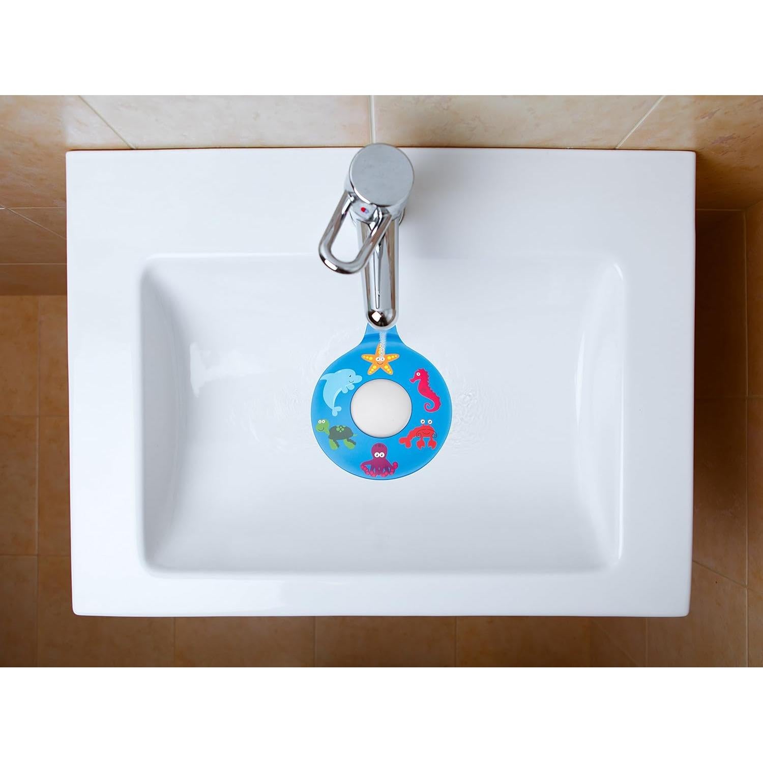Tapón de Baño LittleFoot Nation Silicona Azul 12.95 cm