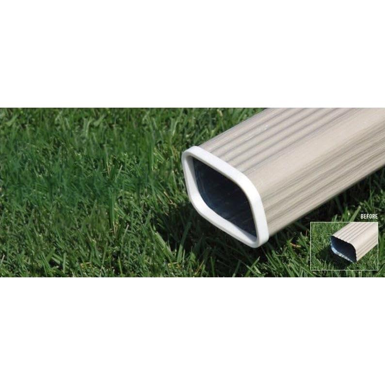 Tapa de Seguridad para Bajantes 3"x4" SpoutTrim - Paquete de 2