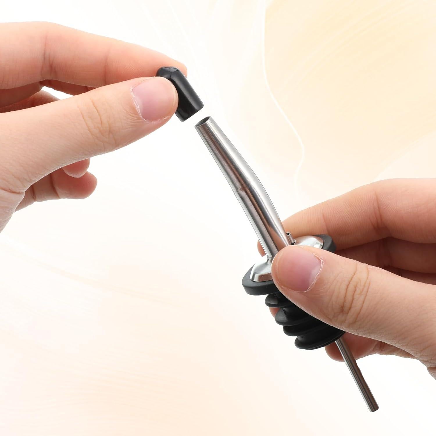 300 Cubiertas de Polvo para Vertedores Hpmjz Tapa de Goma Negra