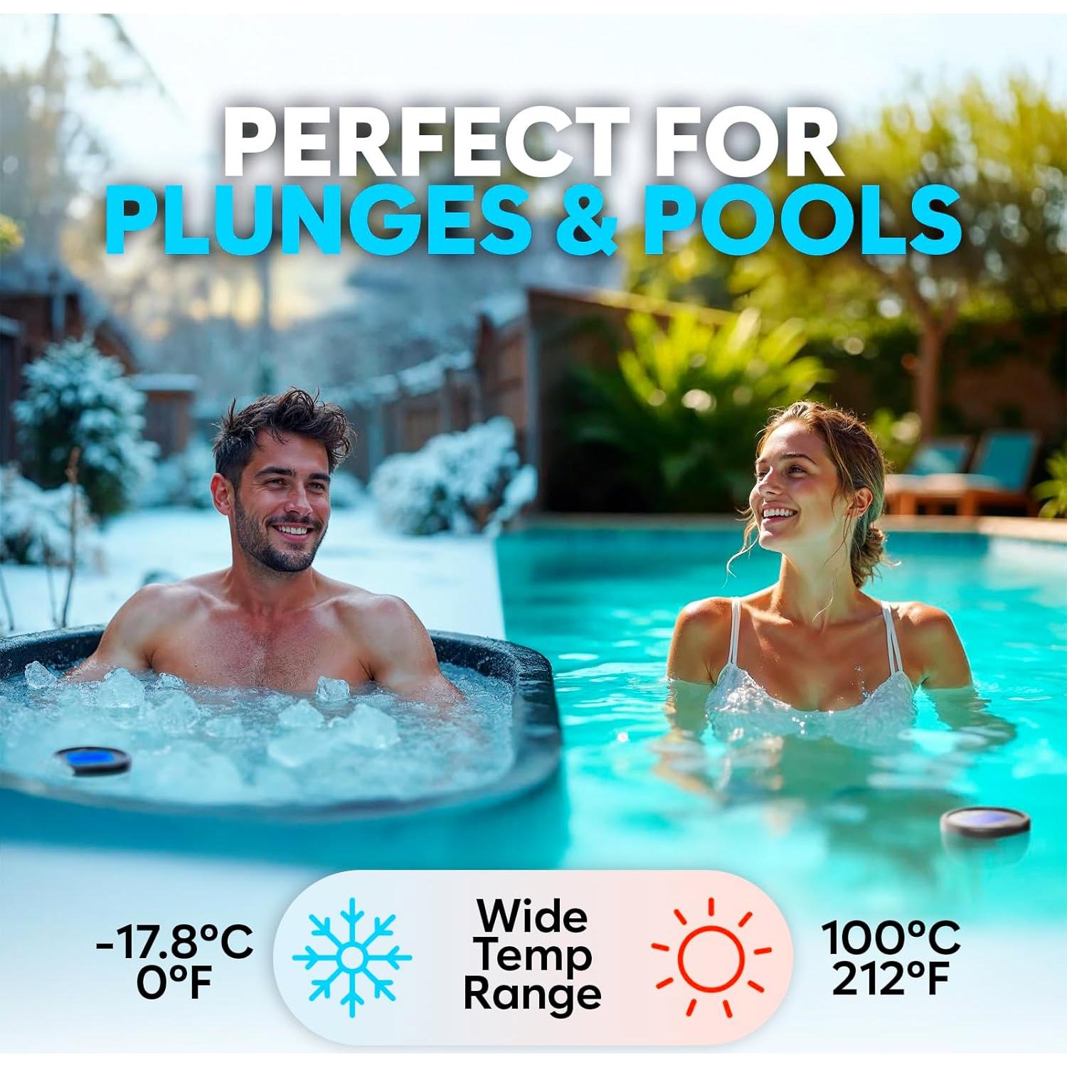 Termómetro Flotante Impermeable Keystone Peak para Baño de Hielo