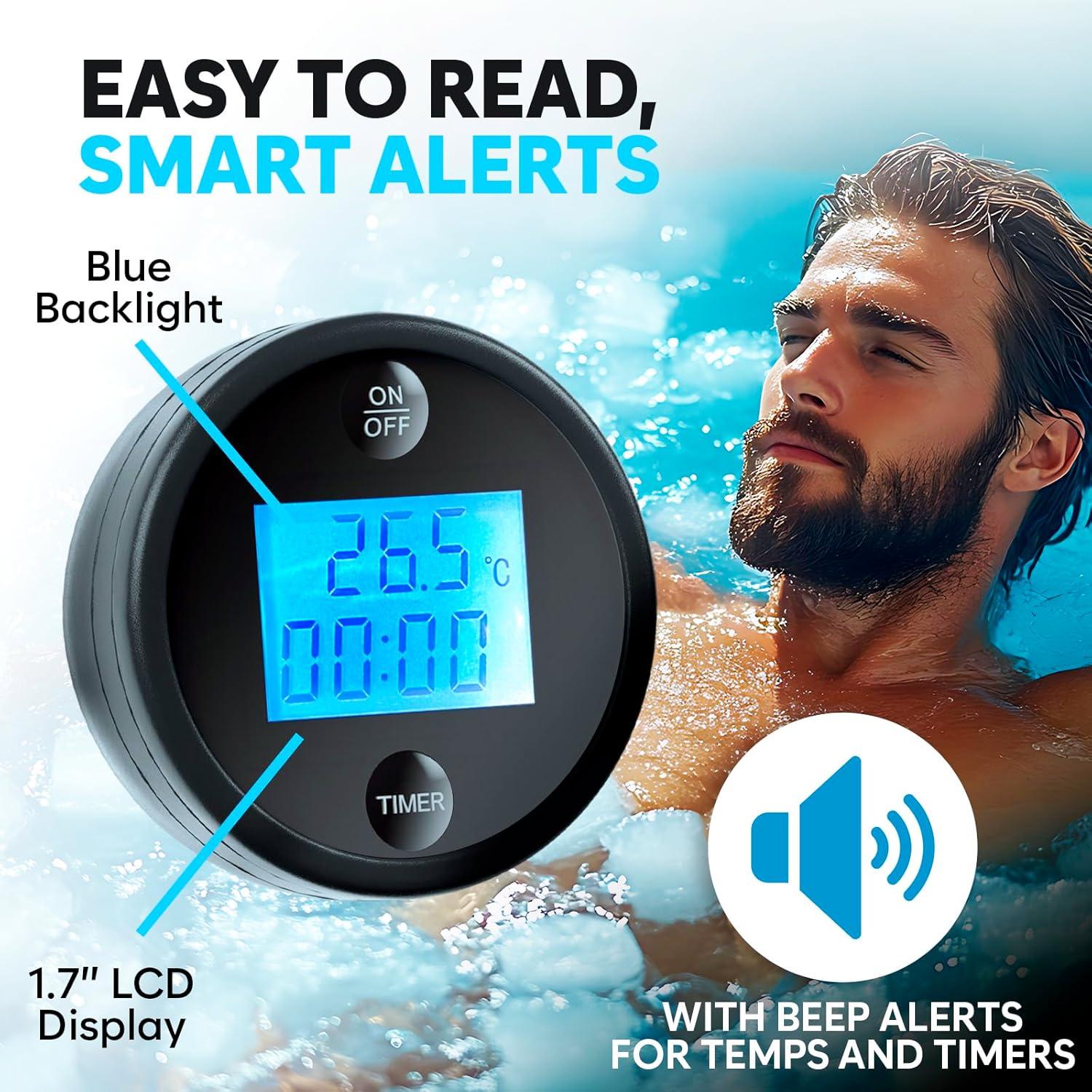 Termómetro Flotante Impermeable Keystone Peak para Baño de Hielo