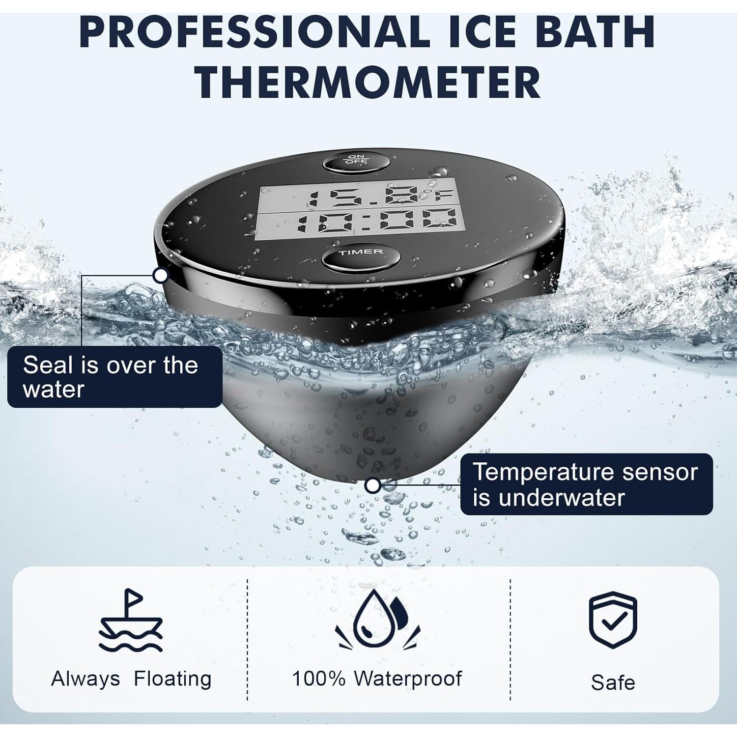 Termómetro Digital Flotante KILEEP para Baño de Hielo 2 en 1
