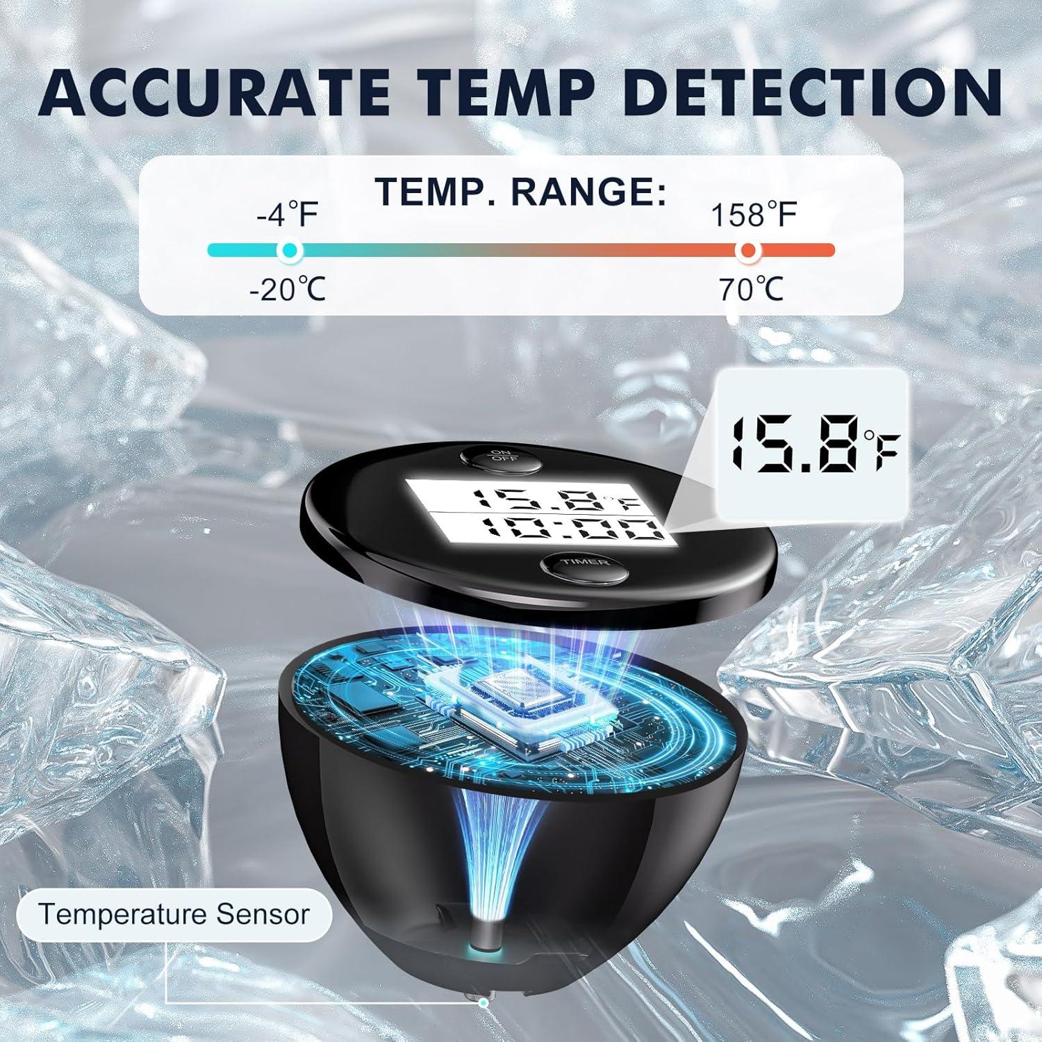 Termómetro Digital Flotante KILEEP para Baño de Hielo 2 en 1