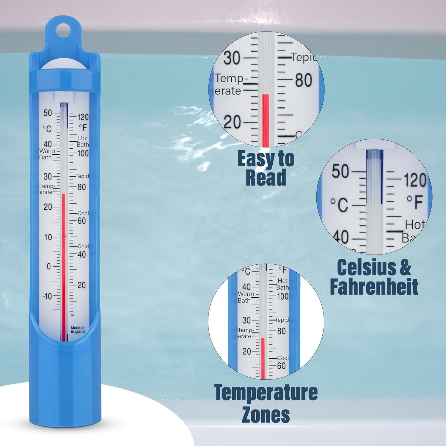 Termómetro de piscina Thermometer World 230 mm - Agua