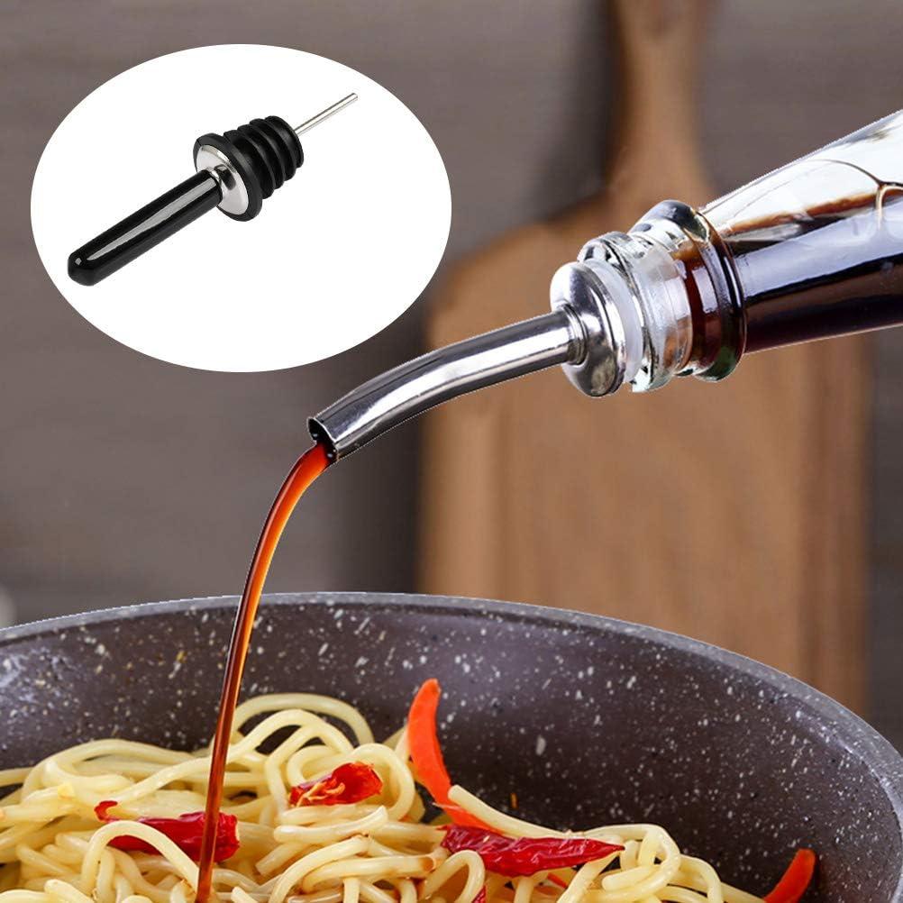 60 Cubiertas de Goma Negras para Vertedores de Licor FOCCTS