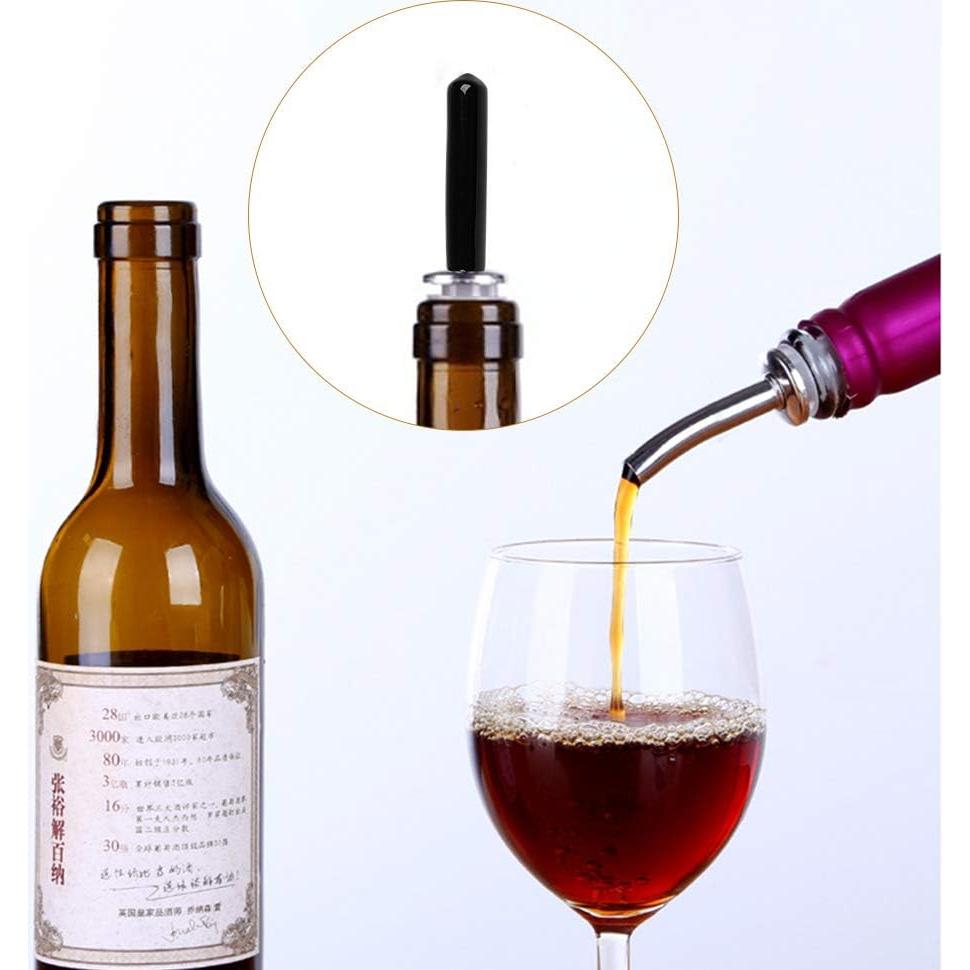 60 Cubiertas de Goma Negras para Vertedores de Licor FOCCTS