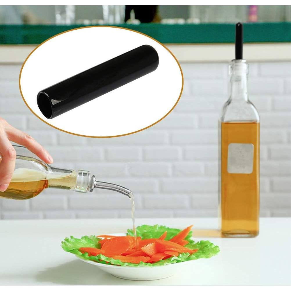 60 Cubiertas de Goma Negras para Vertedores de Licor FOCCTS