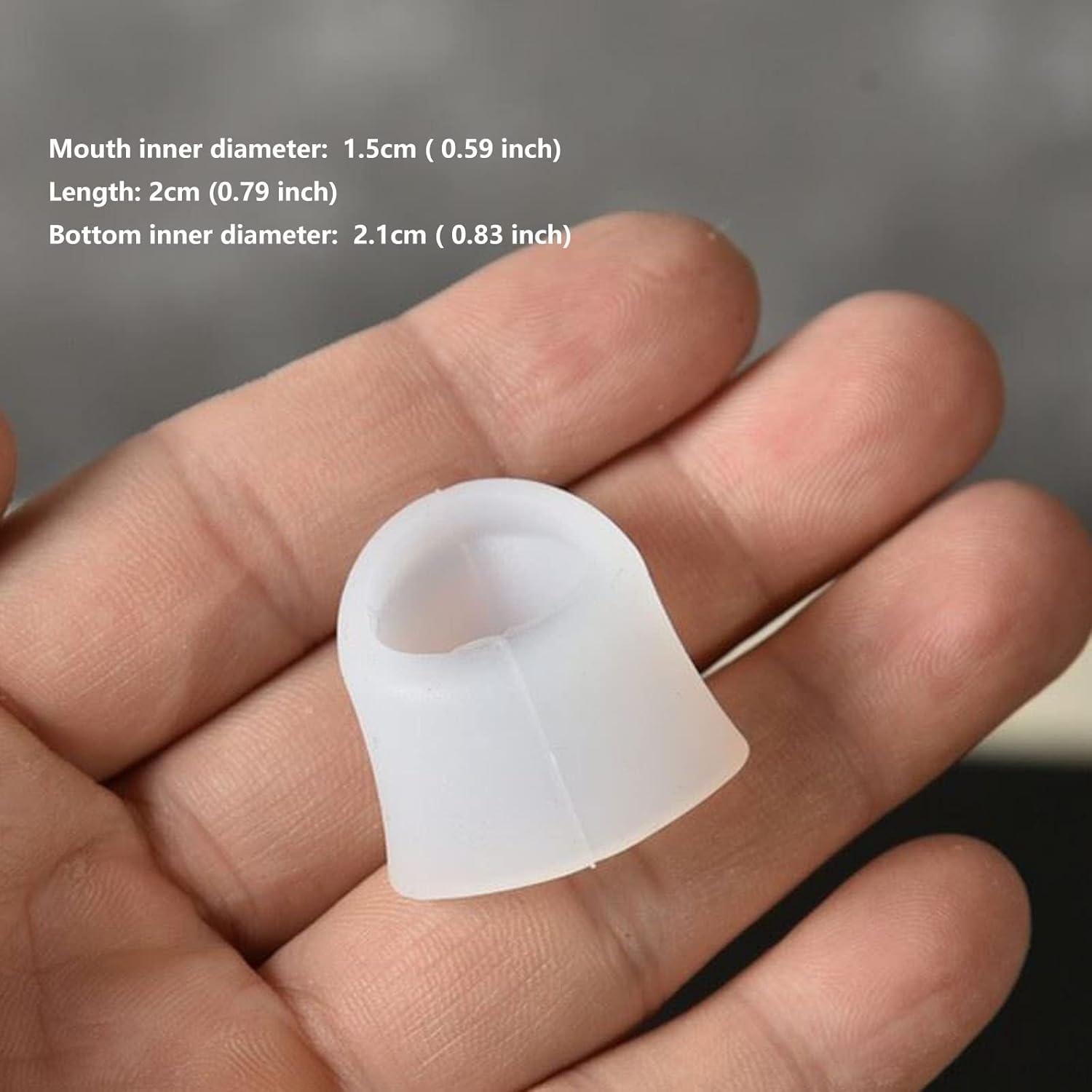 Protectores de pico de tetera de silicona Airuich 3pcs Blanco