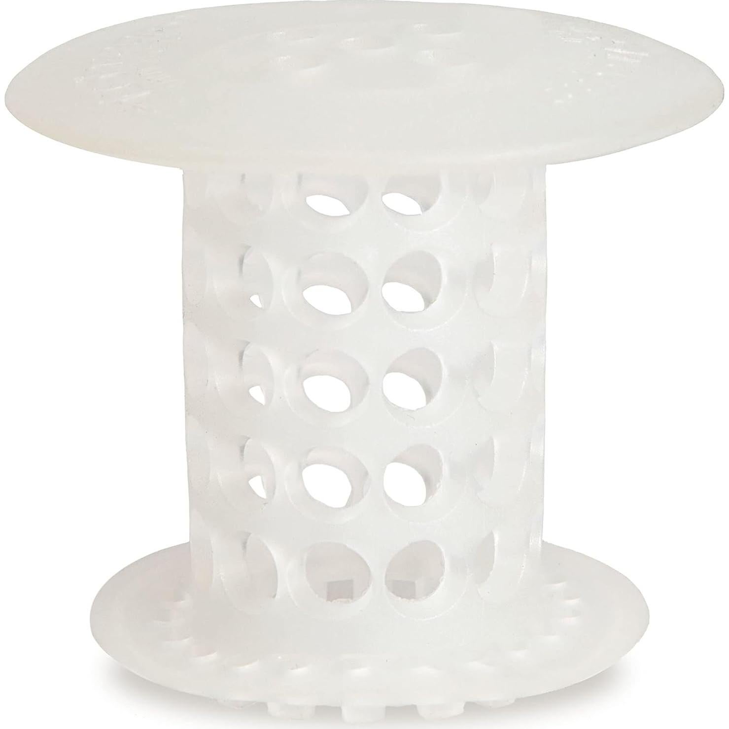 TubShroom Capturador de Cabello para Drenaje - 2 Piezas, Silicona Transparente