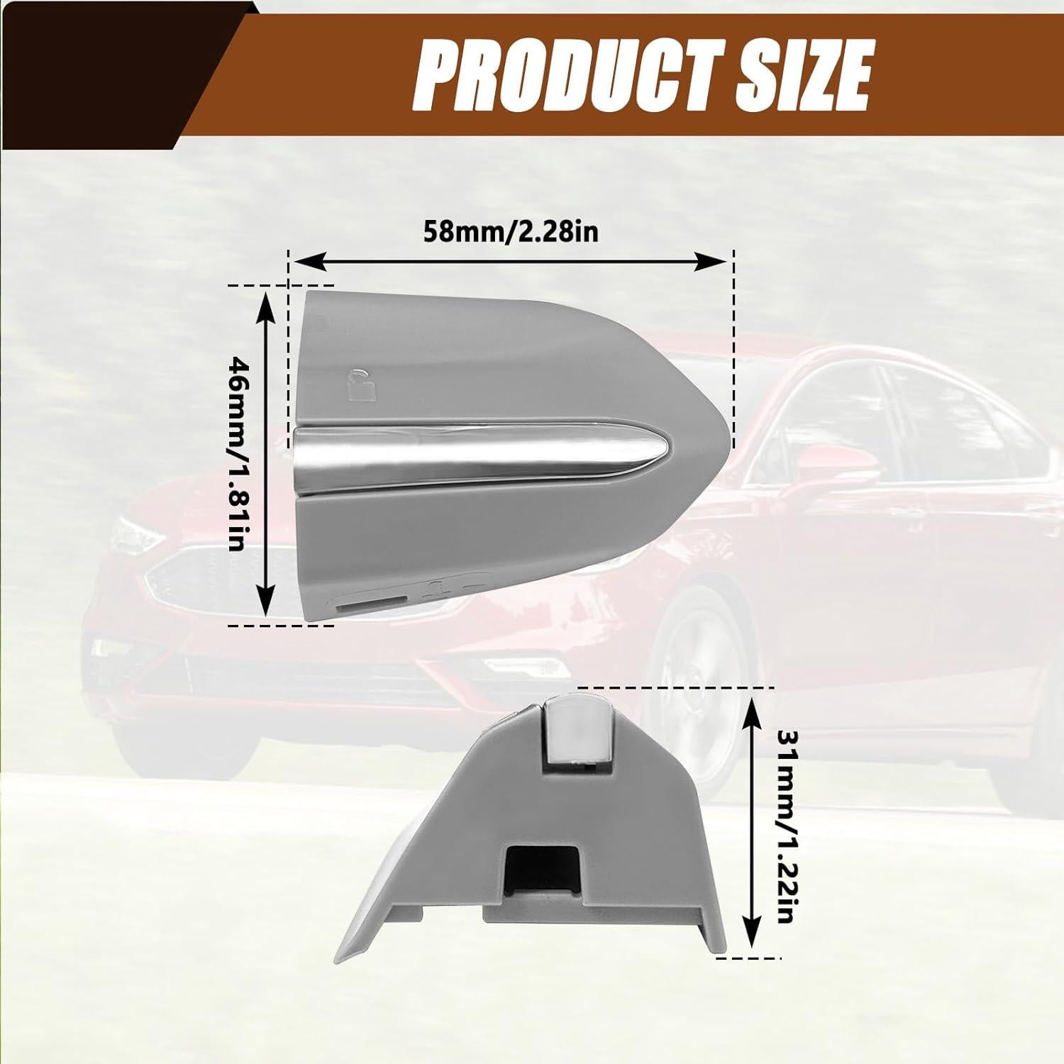 Cubierta Bisel Bloqueo Manija Puerta Izquierda Ford SYudwen