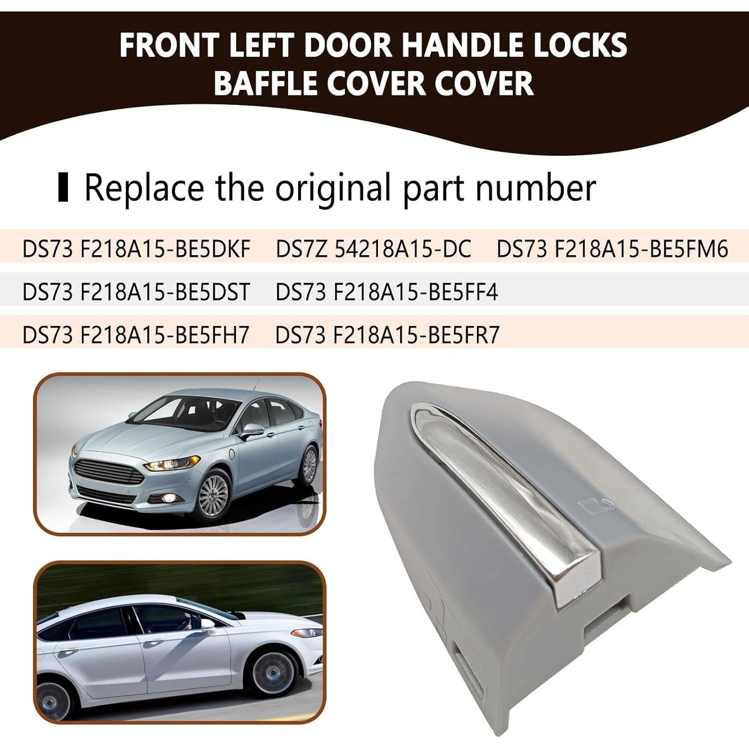 Cubierta Bisel Bloqueo Manija Puerta Izquierda Ford SYudwen