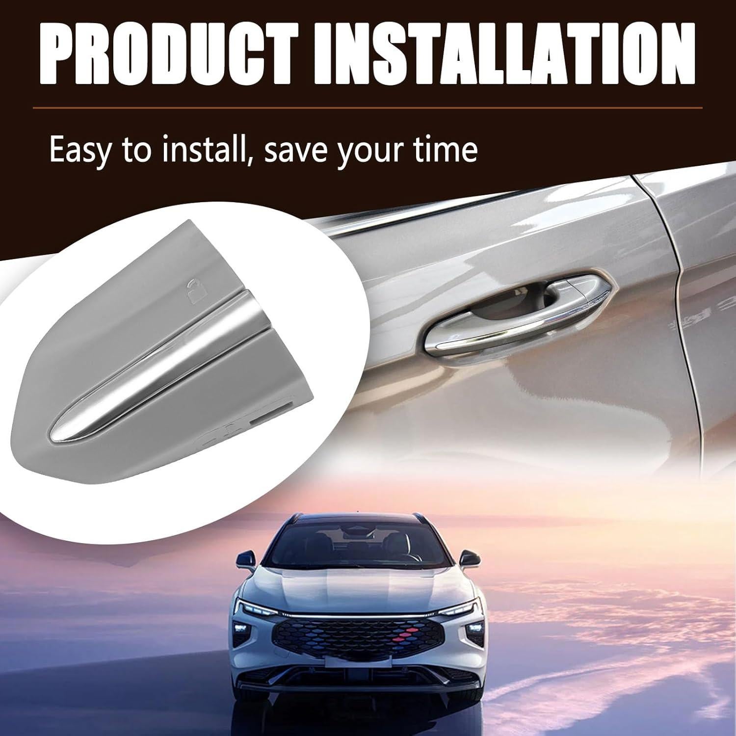 Cubierta Bisel Bloqueo Manija Puerta Izquierda Ford SYudwen