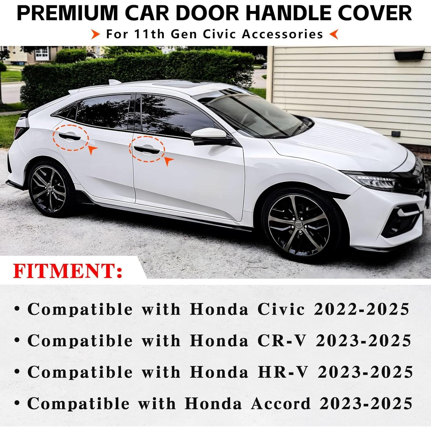 Cubiertas de Manijas de Puerta Honda Civic 2022-2025 Ruautumn