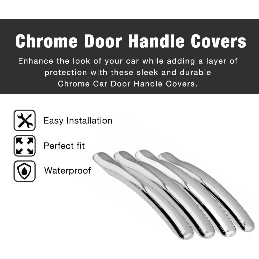Cubiertas de Manija de Puerta Cromadas SEGADEN para Chevrolet y GMC