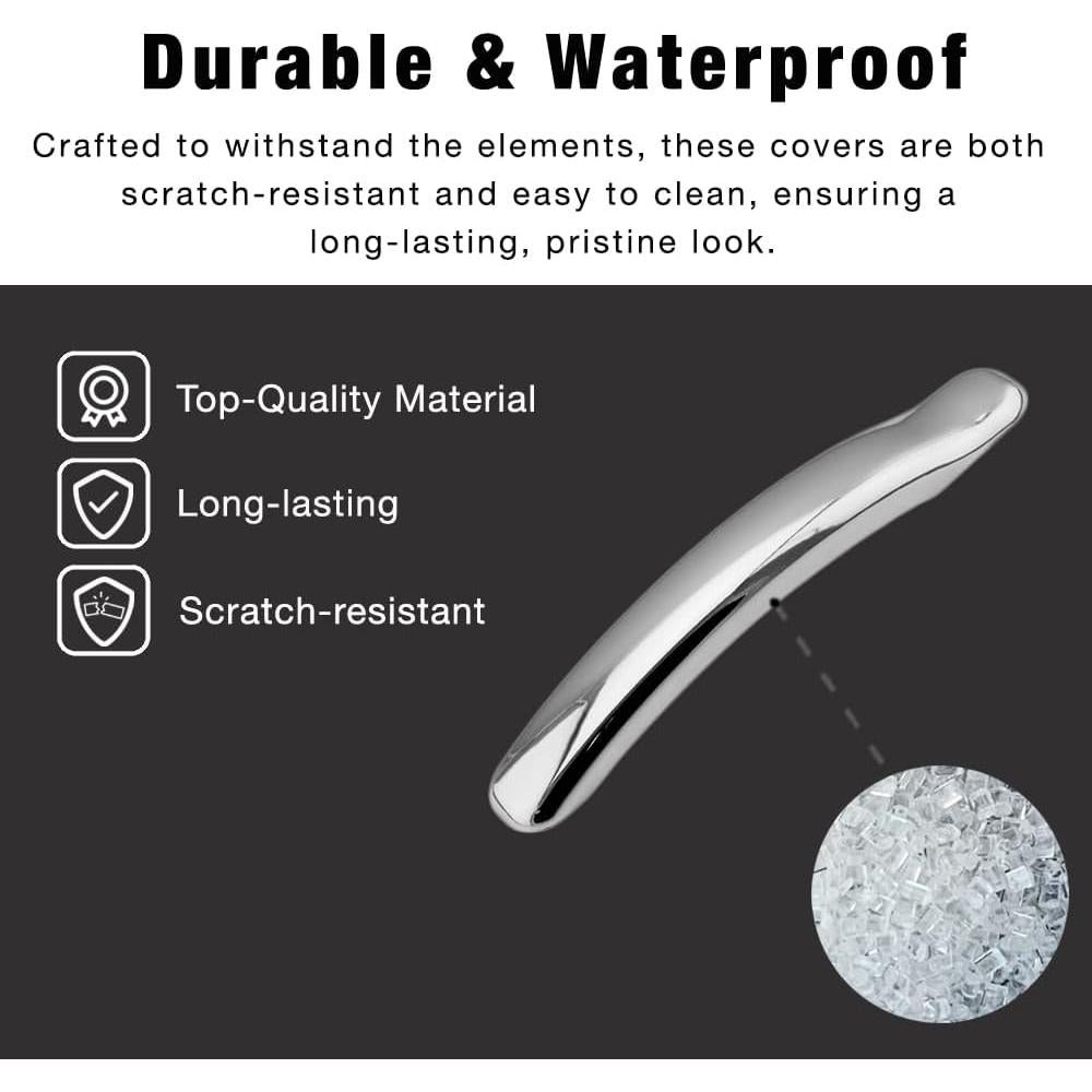 Cubiertas de Manija de Puerta Cromadas SEGADEN para Chevrolet y GMC