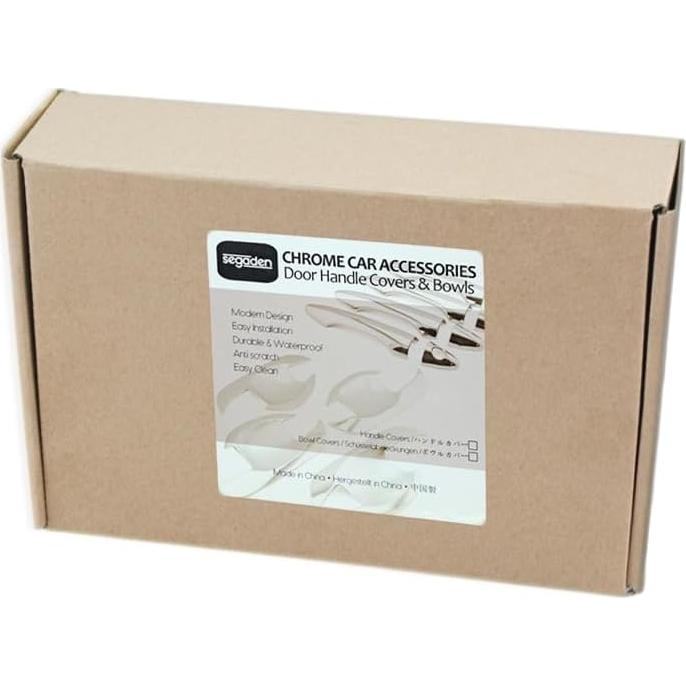 Cubiertas de Manija de Puerta Cromadas SEGADEN para Chevrolet y GMC