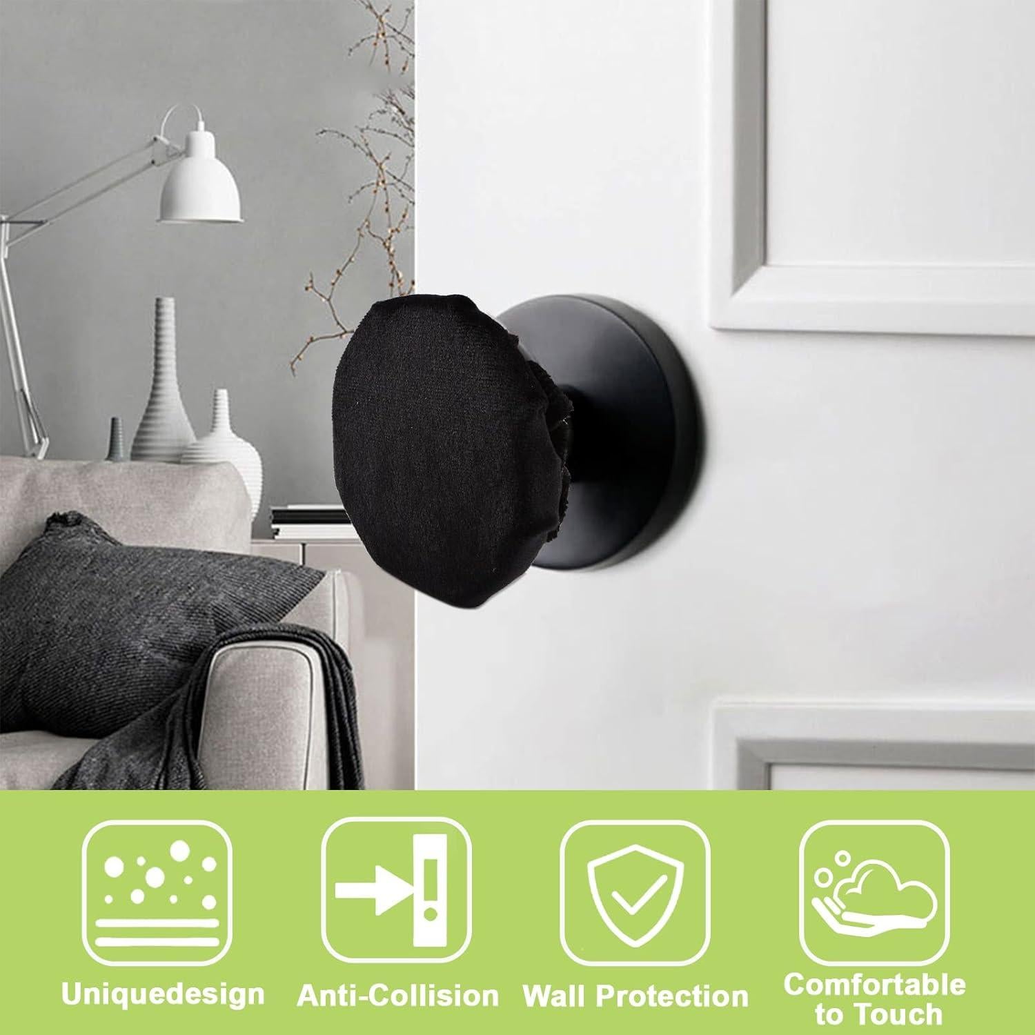 Cubiertas de Manijas de Puerta UFURMATE 2 Piezas Negras