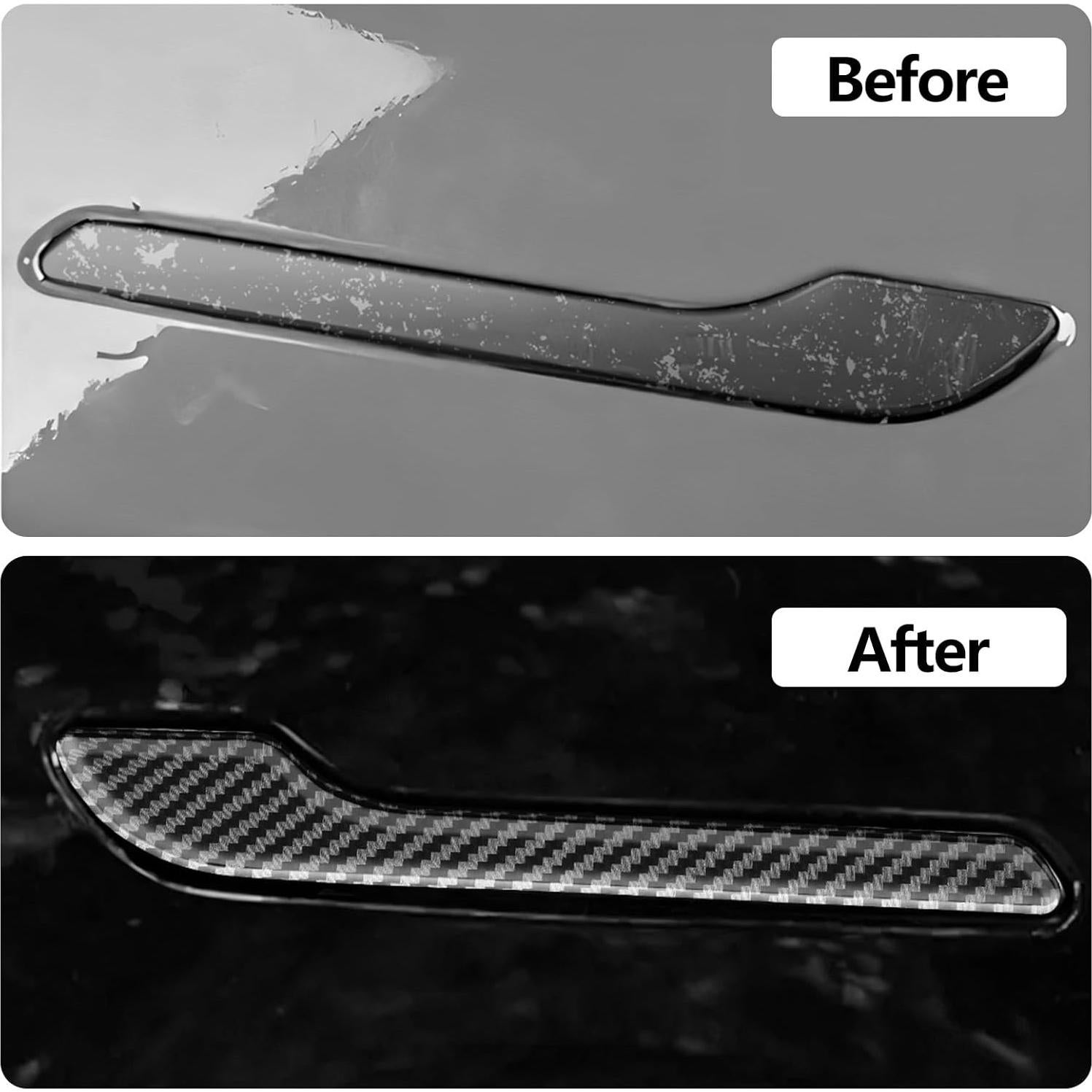 Cubiertas para Manijas de Puerta Tesla Model 3/Y 4 Piezas 2017-2025