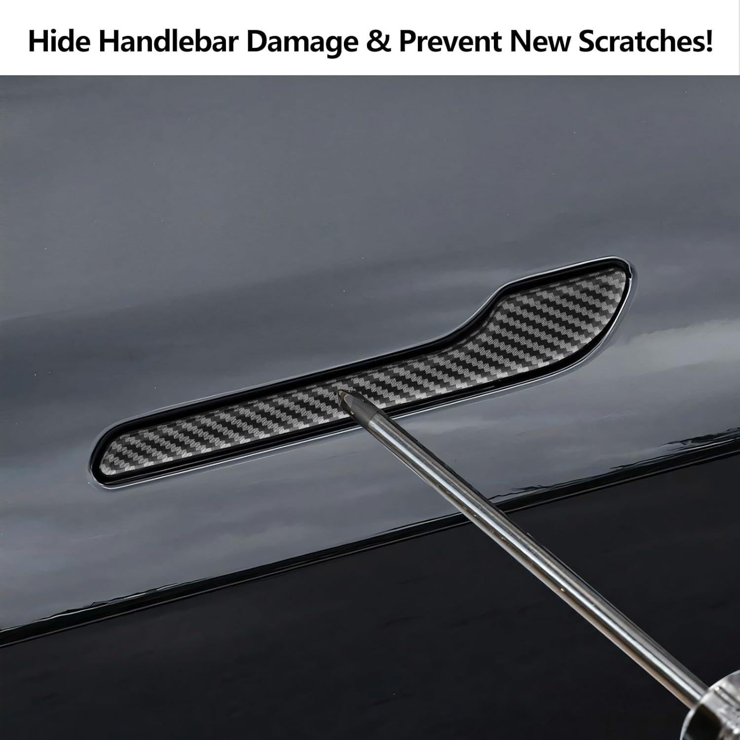 Cubiertas para Manijas de Puerta Tesla Model 3/Y 4 Piezas 2017-2025