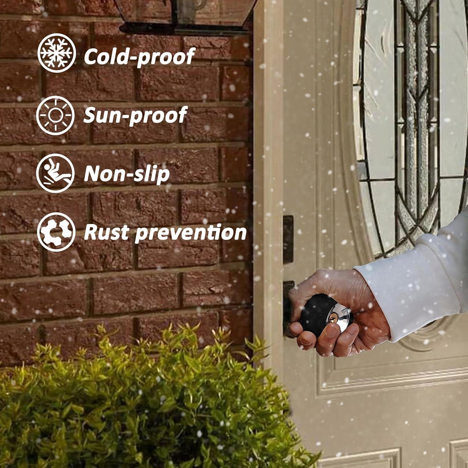 Cubierta de Manija de Puerta Redonda MDZDN - Silicona Antiescaldante