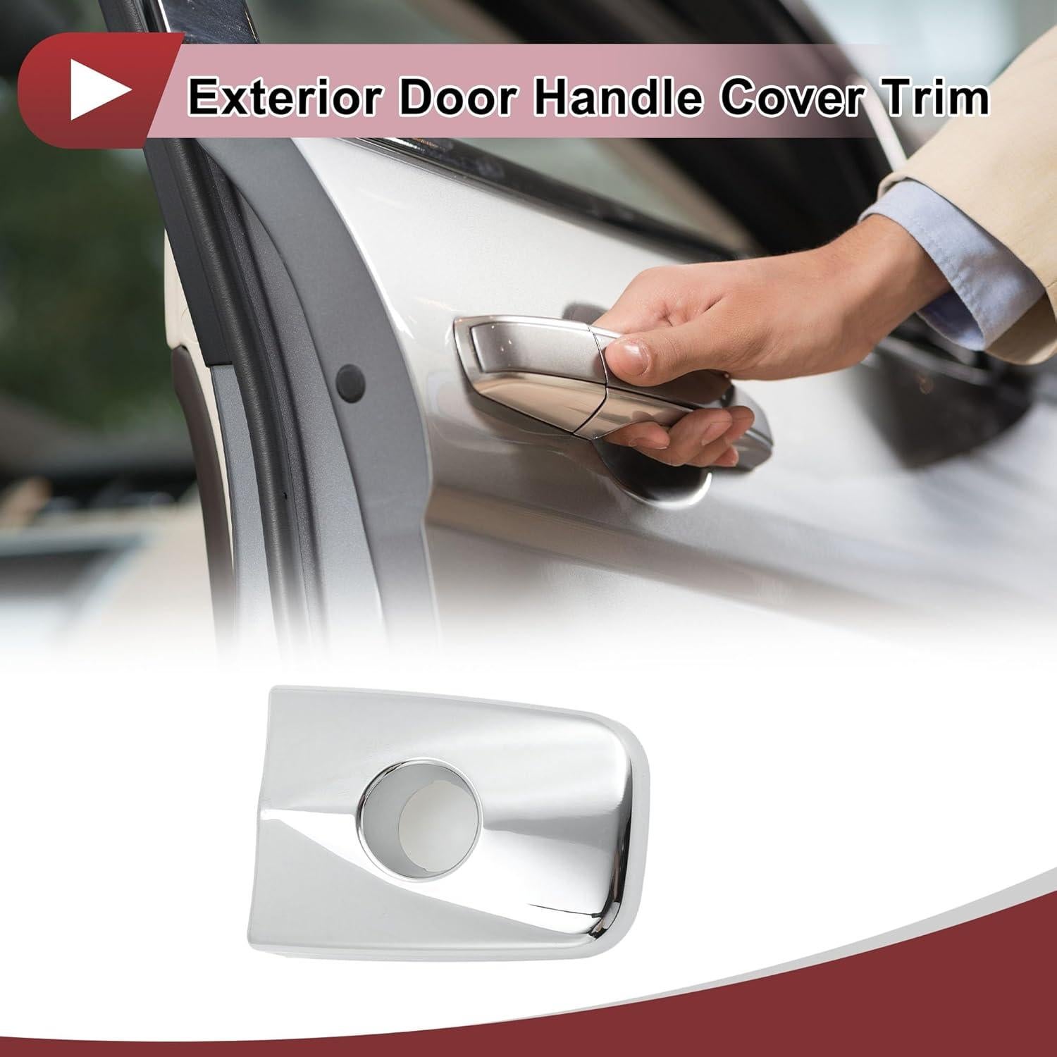 Cubierta de Manija de Puerta Izquierda Nissan Sentra/LEAF 2013-2025 ABS Plateada