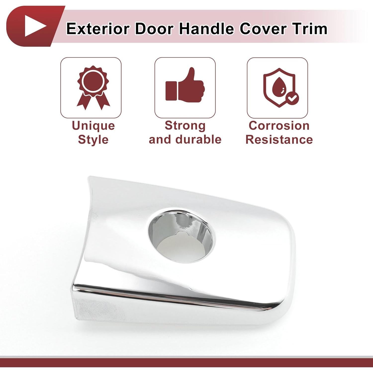 Cubierta de Manija de Puerta Izquierda Nissan Sentra/LEAF 2013-2025 ABS Plateada