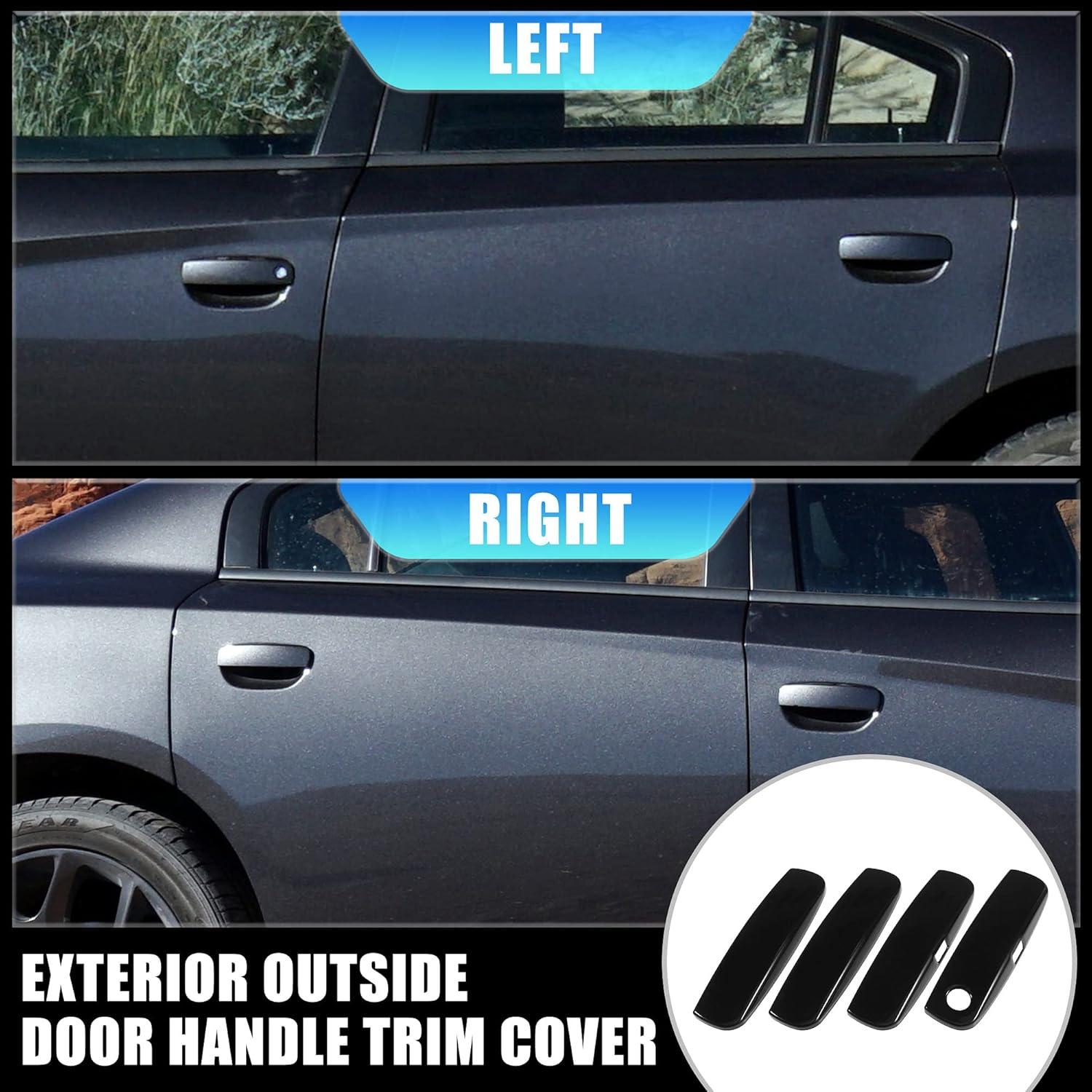 Cubierta de Manija Exterior X AUTOHAUX para Dodge Charger 2011-2021