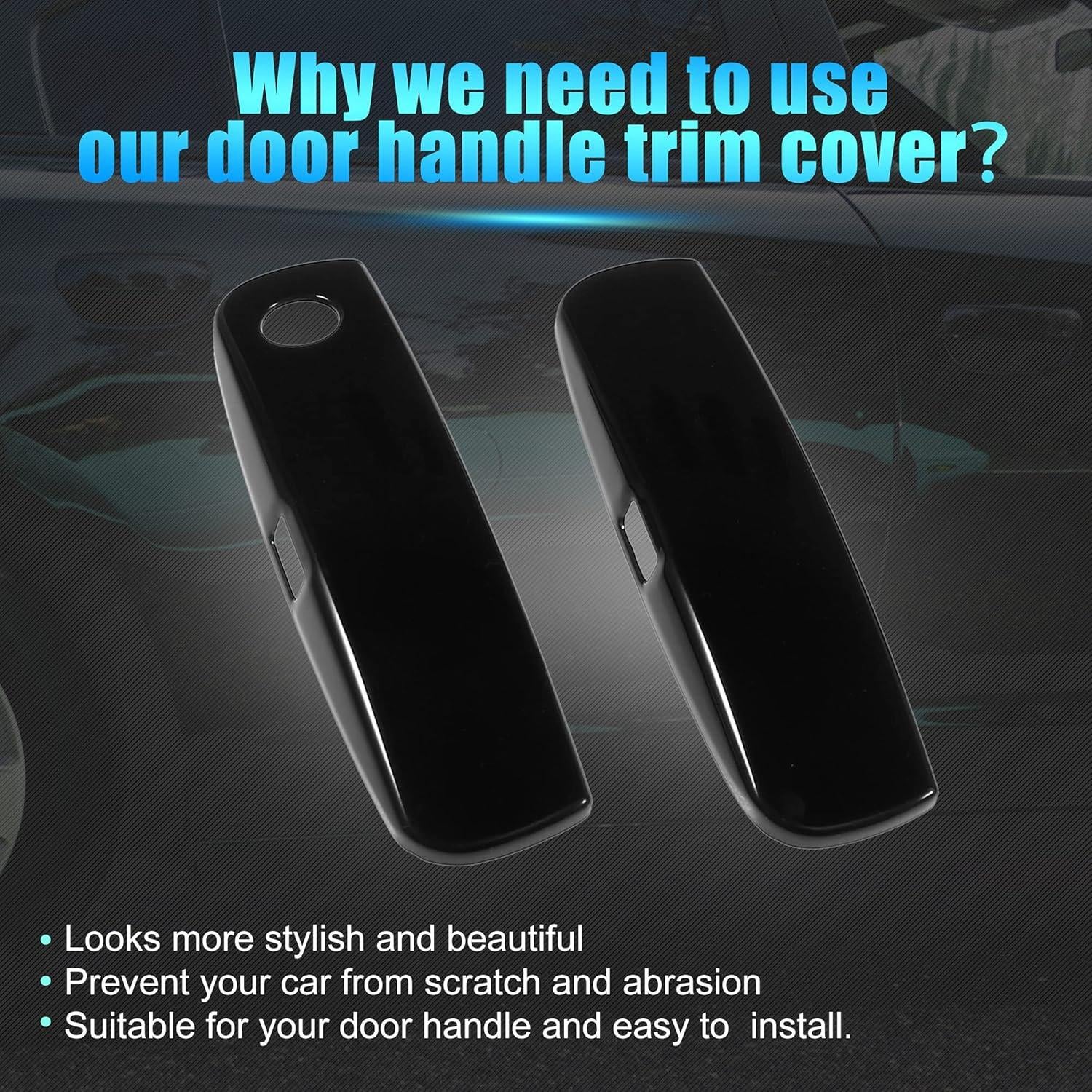 Cubierta de Manija Exterior X AUTOHAUX para Dodge Charger 2011-2021