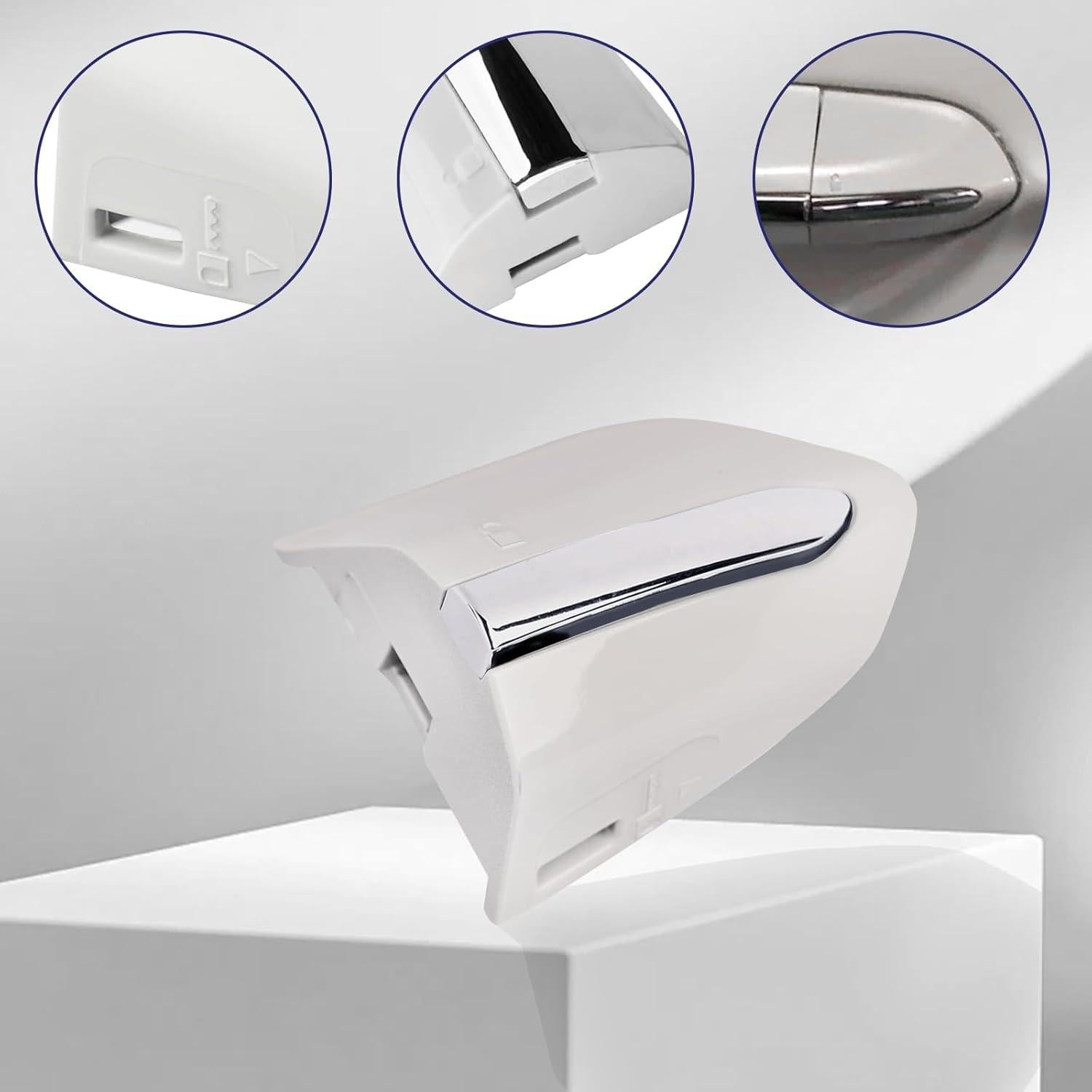 Cubierta de manija de puerta Ford Fusion/Edge Gztoyu Blanco