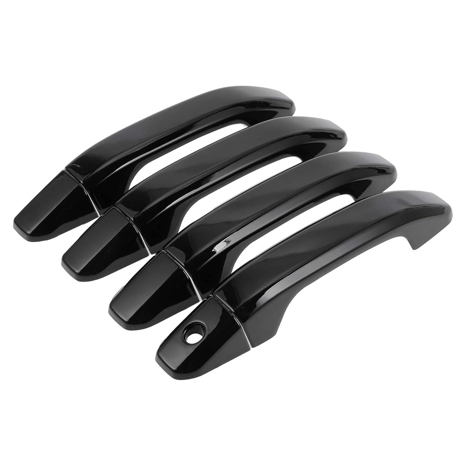 Cubierta de Manija de Puerta Exterior REPAIROCK 4 Pcs ABS Negro