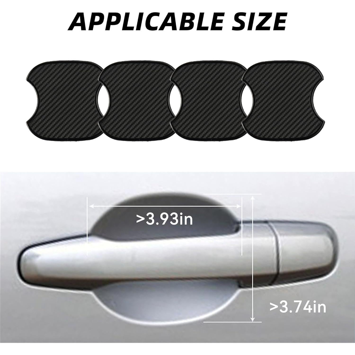 4 Protectores de Arañazos para Manijas de Puerta Tioollev