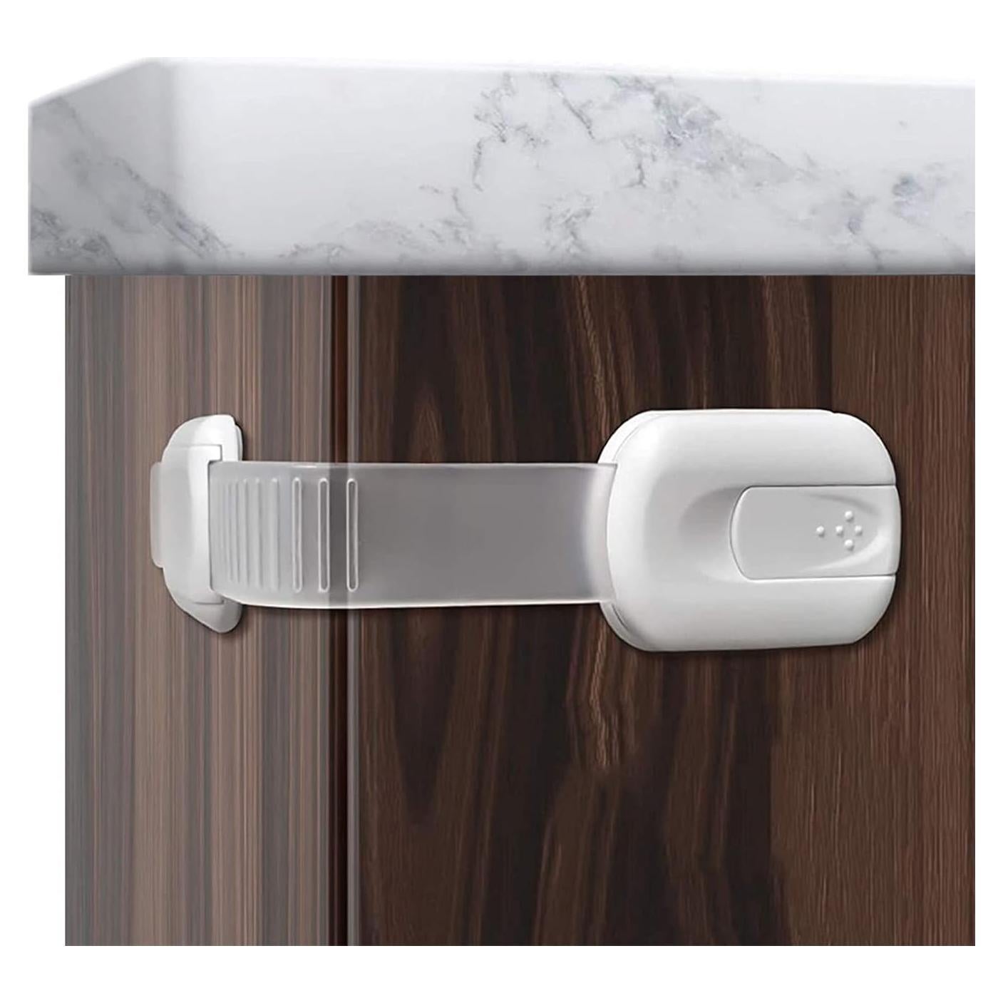 Cierres de Seguridad para Armarios OKEFAN - 12 Pestillos Adhesivos