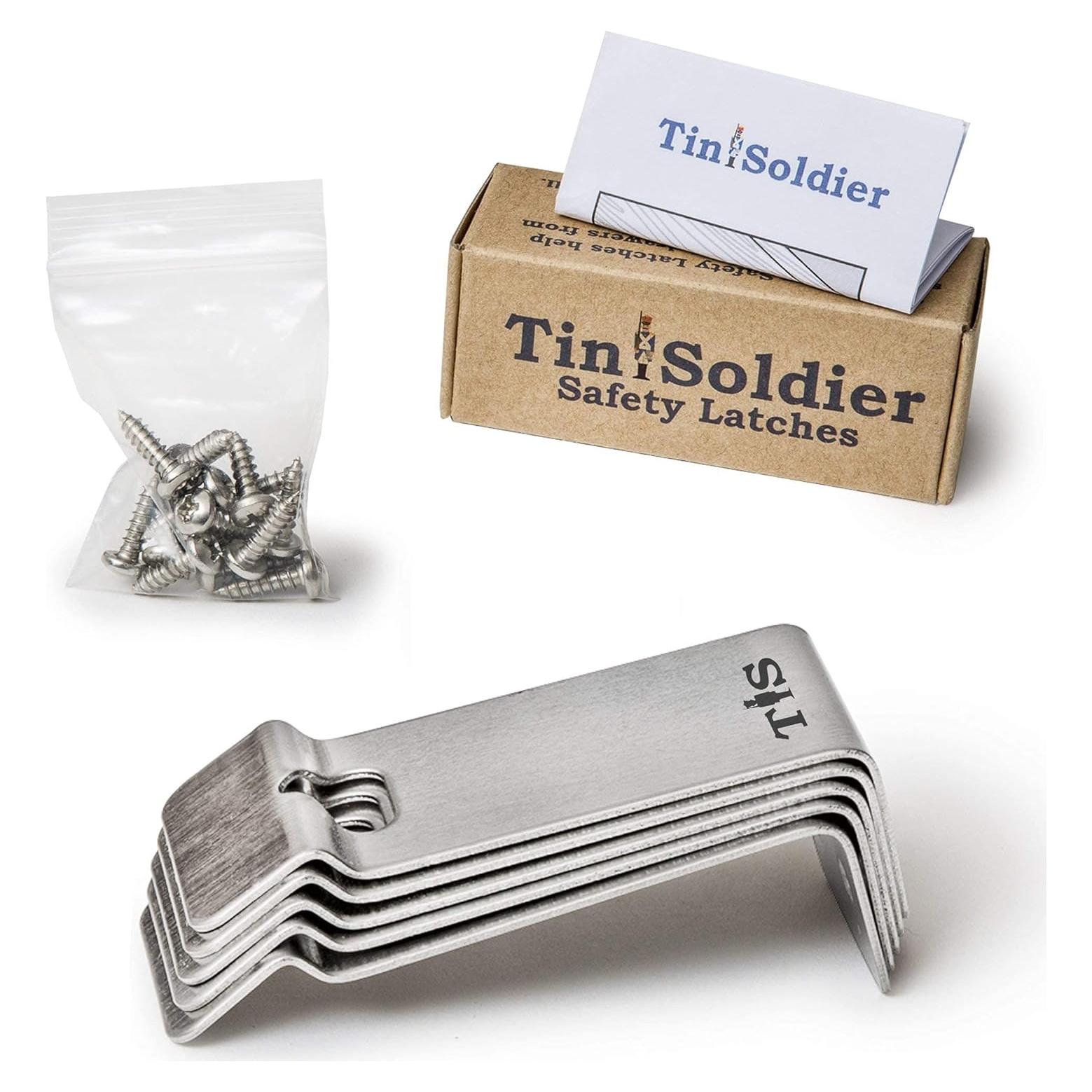 Cerraduras de Seguridad Tin Soldier - Acero Inoxidable - Juego de 5