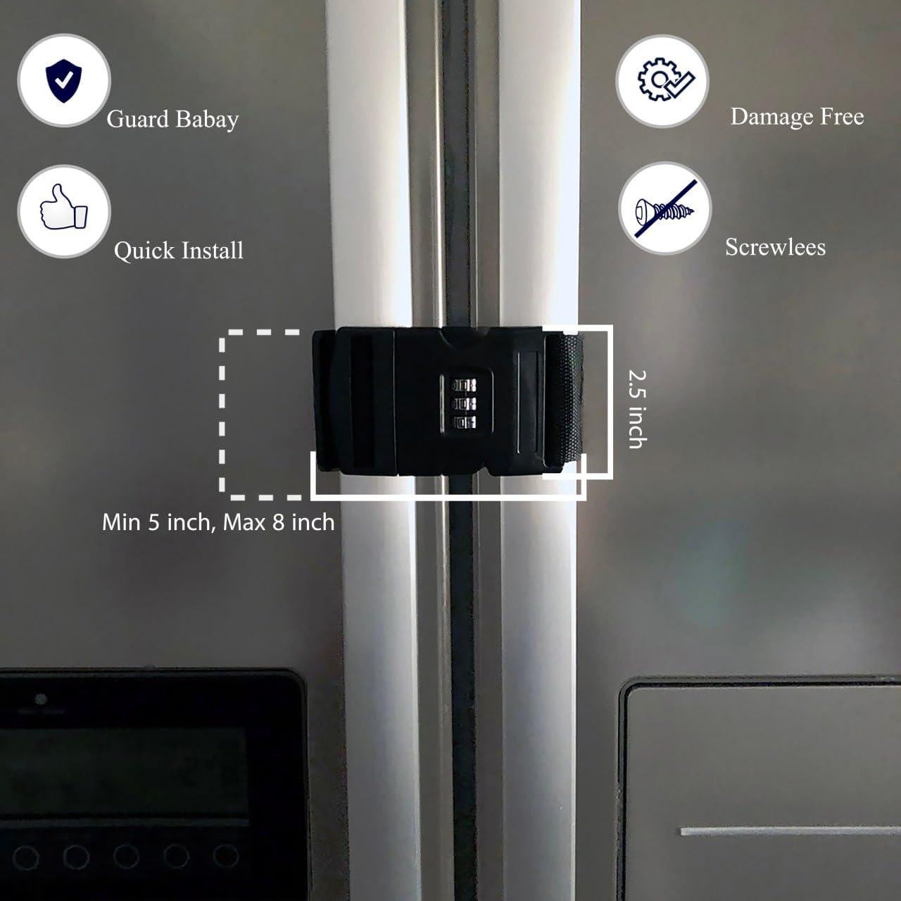 Cerraduras de Seguridad a Prueba de Niños Premium - 6 Juegos Ajustables
