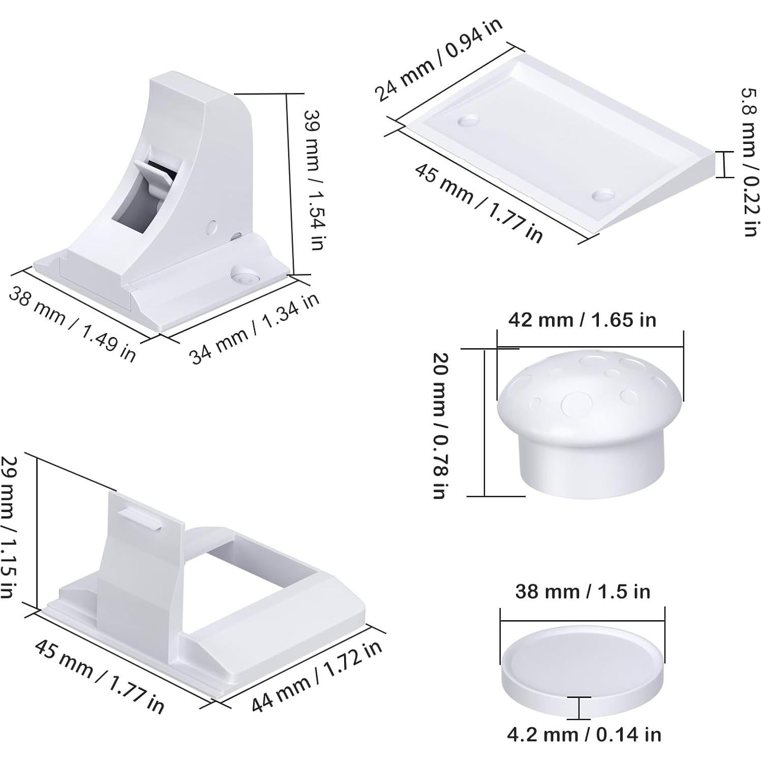 Bloqueos Magnéticos de Seguridad AOSITE 10+2 Llaves para Niños