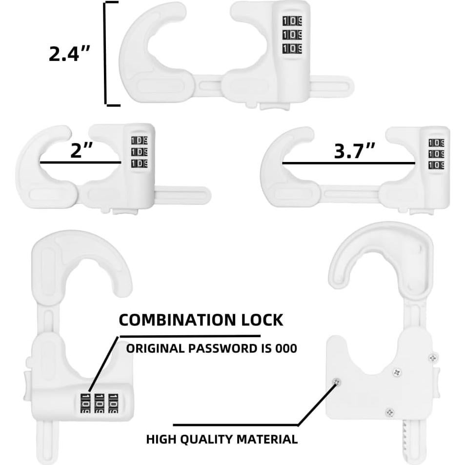 Cerraduras de Gabinete a Prueba de Niños Casa de Jola - 4 Piezas