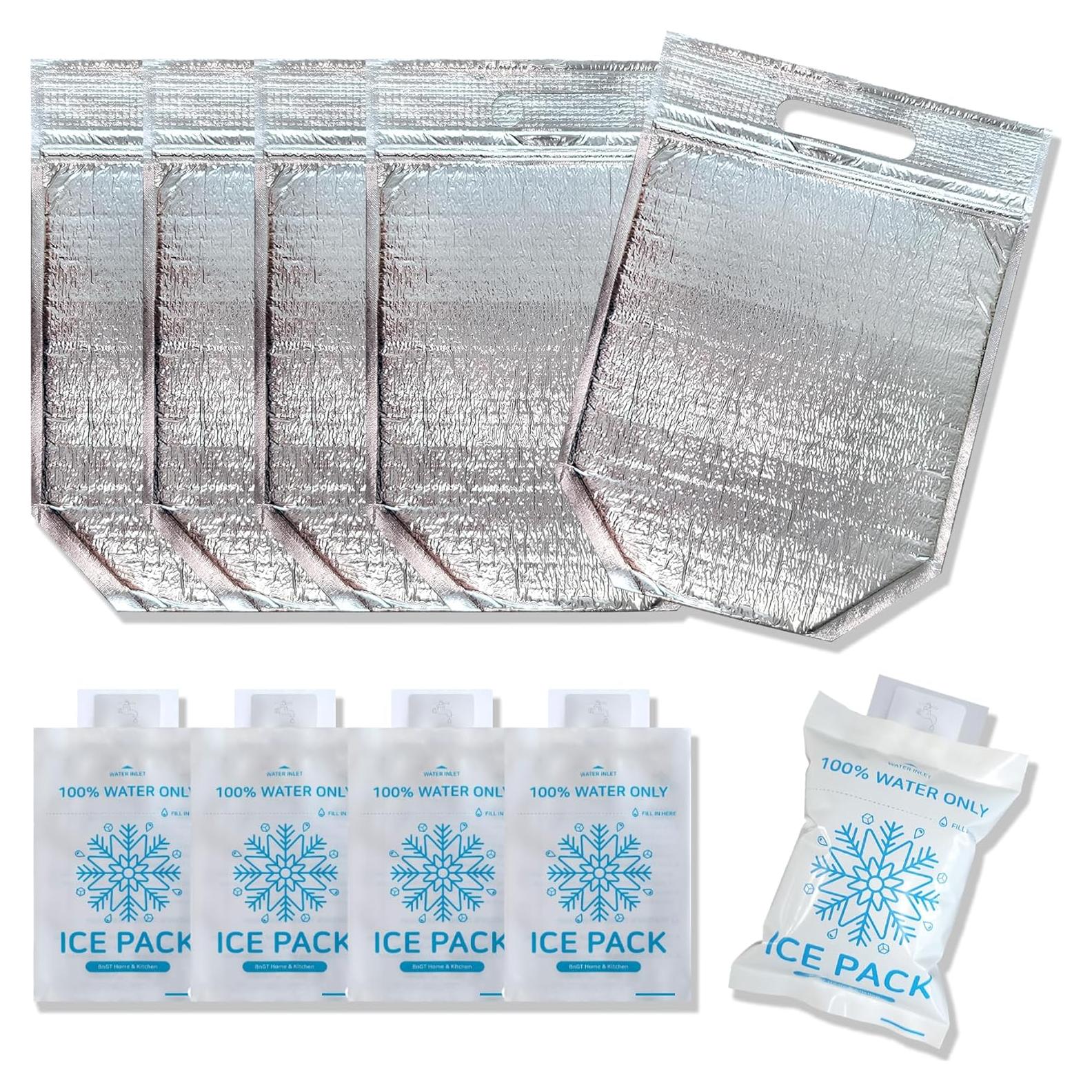 Bolsa Aislante Térmica BnGT Mediana 24.9x27.9cm 5 Piezas