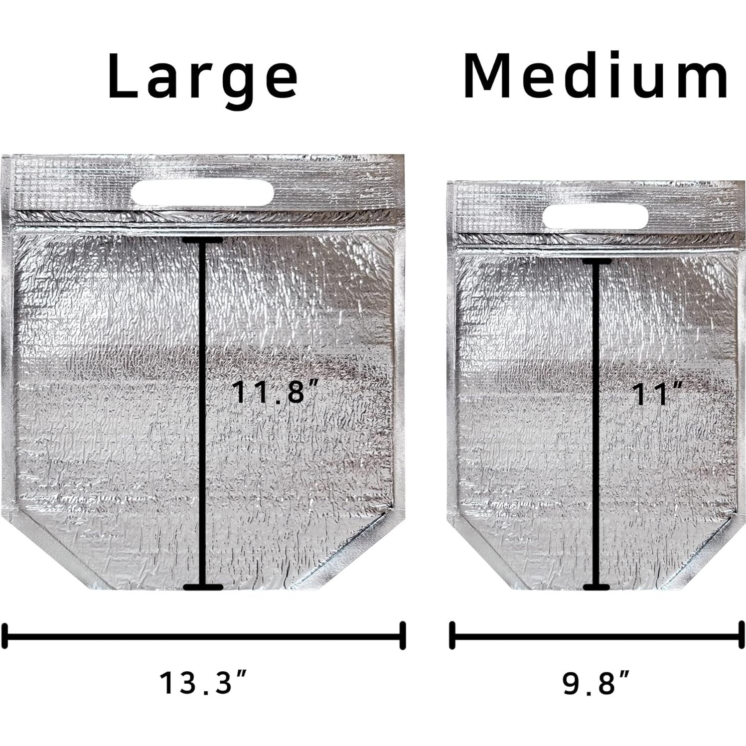 Bolsa Aislante Térmica BnGT Mediana 24.9x27.9cm 5 Piezas