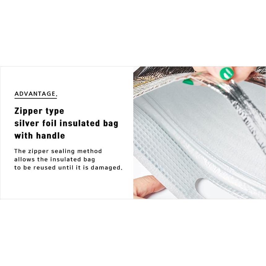 Bolsa Aislante Térmica BnGT Mediana 24.9x27.9cm 5 Piezas