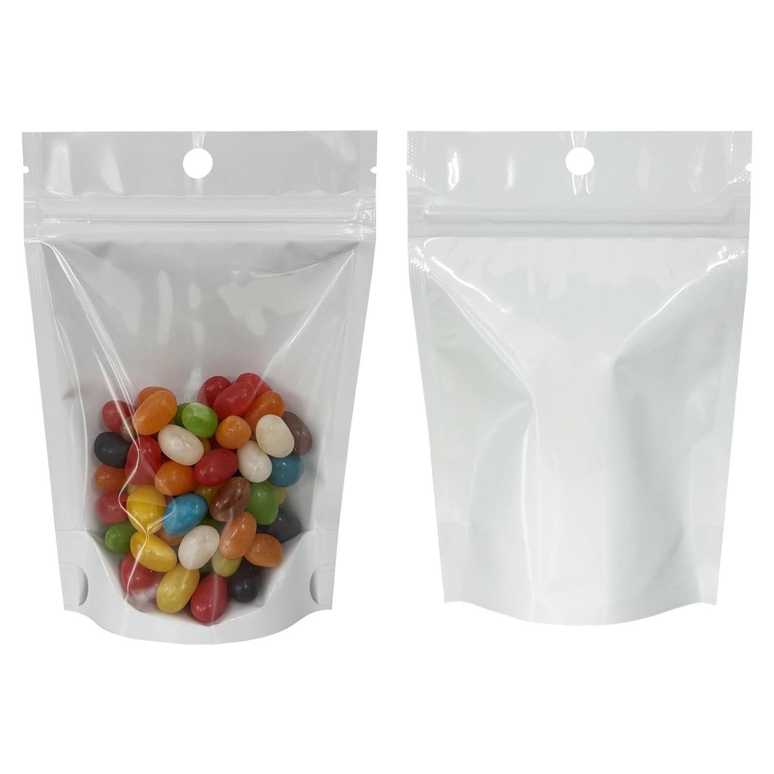 Bolsas Mylar PABCK 50 Pcs 10x15 cm Reutilizables con Cierre