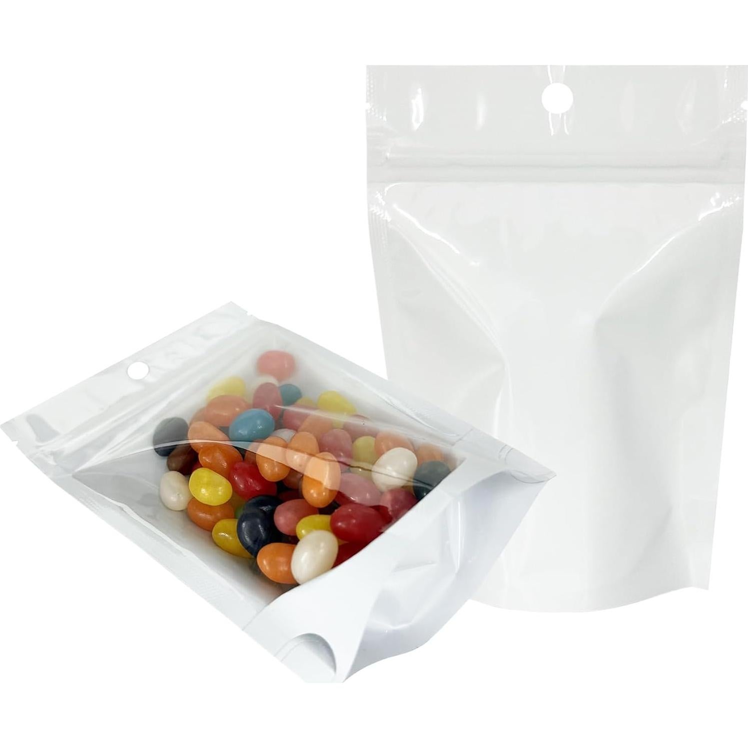 Bolsas Mylar PABCK 50 Pcs 10x15 cm Reutilizables con Cierre