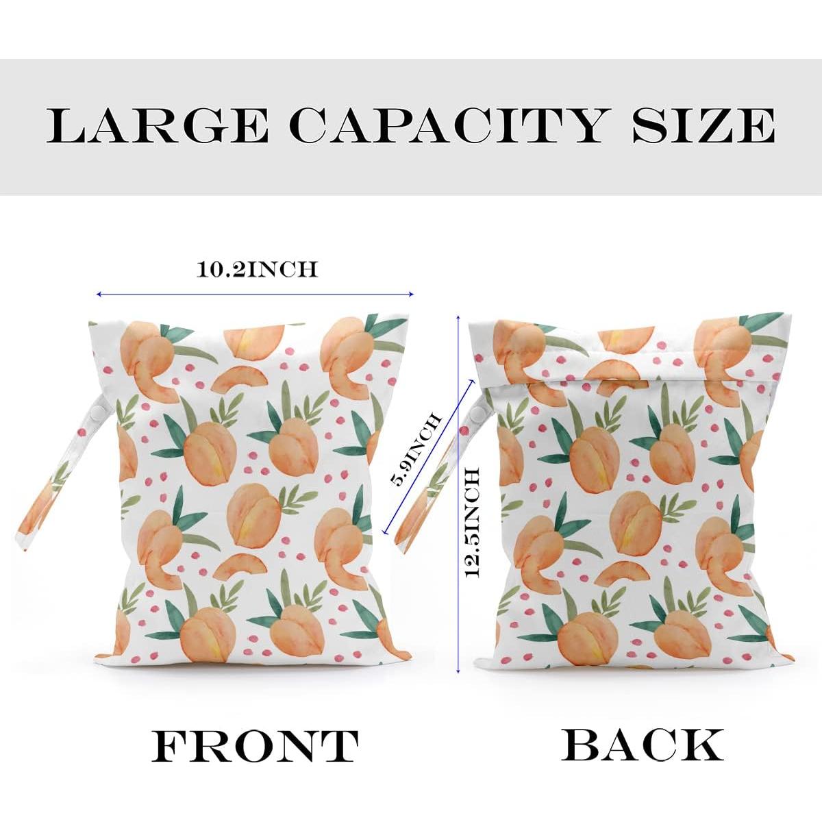 Bolsa Húmeda y Seca Reutilizable Durazno 26x32cm