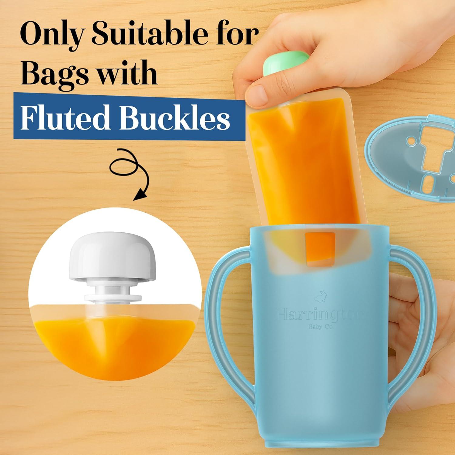 Soporte de Bolsa para Bebés Harrington 2 Pack - Antiderrame y Ligero