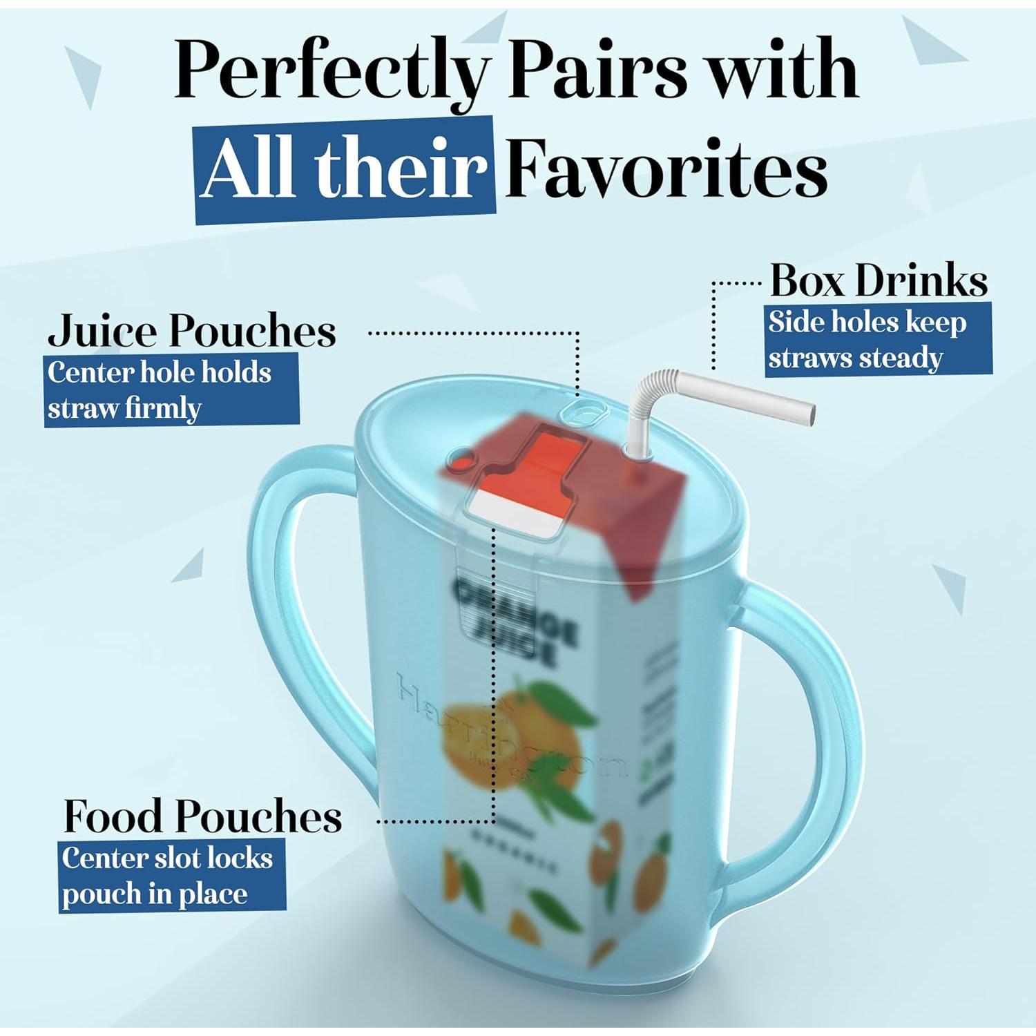 Soporte de Bolsa para Bebés Harrington 2 Pack - Antiderrame y Ligero